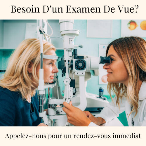 Rendez-vous pour Examen de Vue Rendez-vous pour Examen de Vue