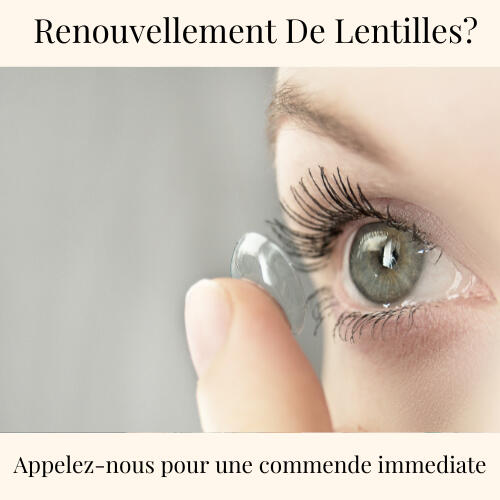 Renouvellement de Lentilles Immediate
